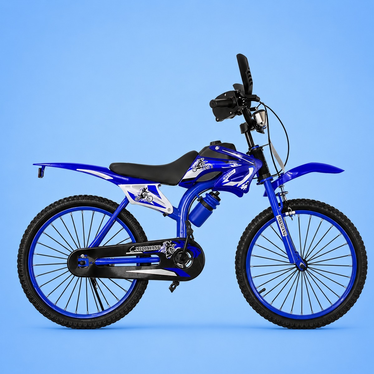 Bicicleta Infantil Motocross Aro 20 - 7 a 12 Anos — Cor: Azul