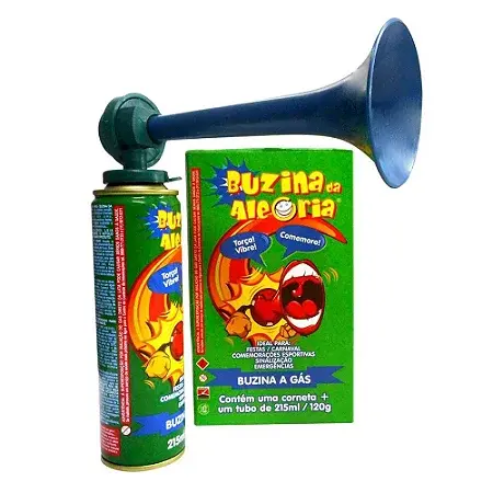 Buzina de Gás Spray 215ml com Corneta - Festa