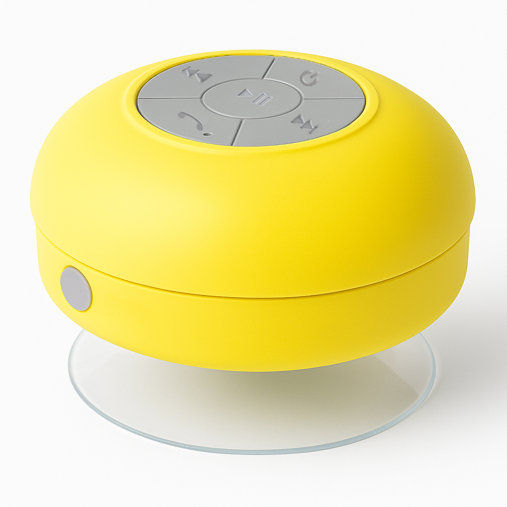 Caixa de Som Bluetooth Portátil à Prova d'Água IPX7 — Cor: Amarelo
