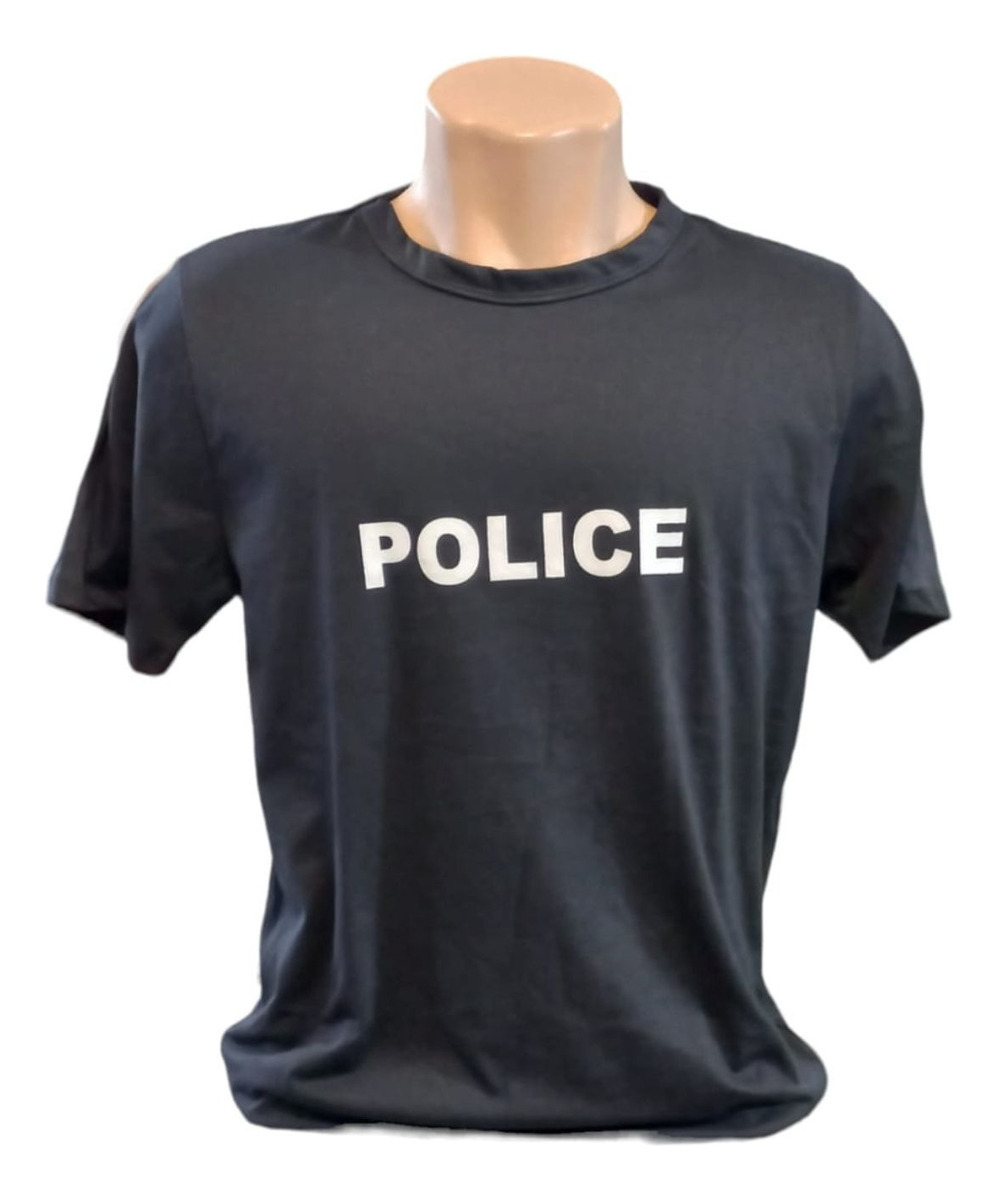 Camiseta Fantasia Police Unissex - Tamanho P — Tamanho: M