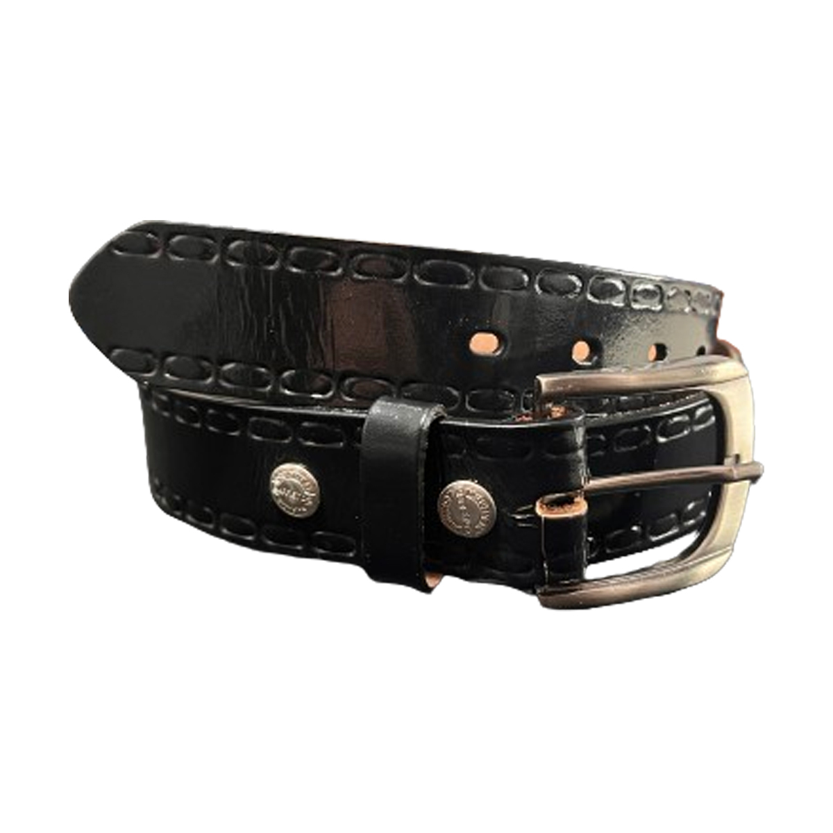 Cinto Country Roletado — Cor: Preto