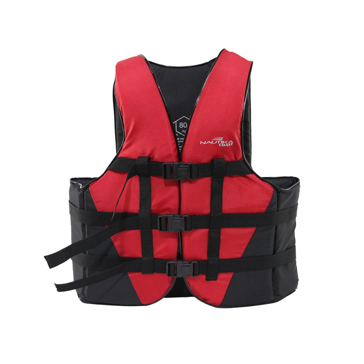 Colete salva-vidas Coast NTK 70kg — Cor: Vermelho