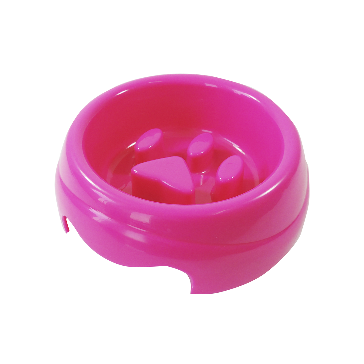 Comedouro plástico Coma melhor Furacão Pet — Cor: Rosa