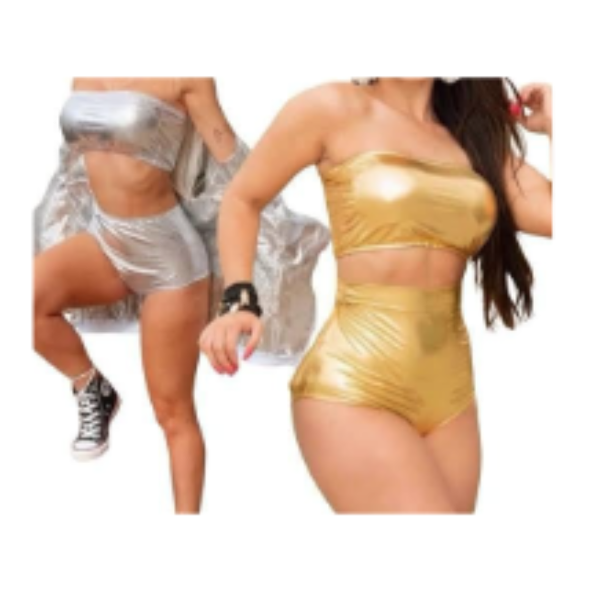 Conjunto Hot Pant Neon Cores Sortidas - Verão