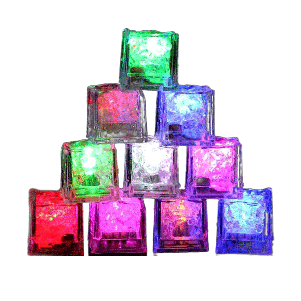 Gelo LED Colorido Pisca