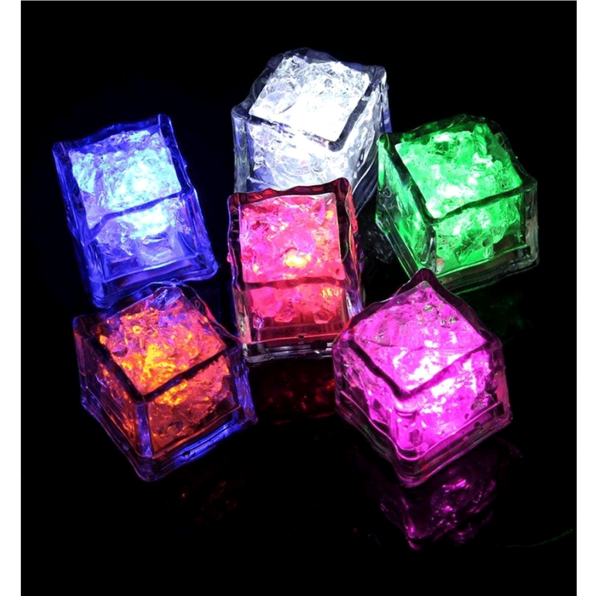 Gelo LED Colorido Pisca