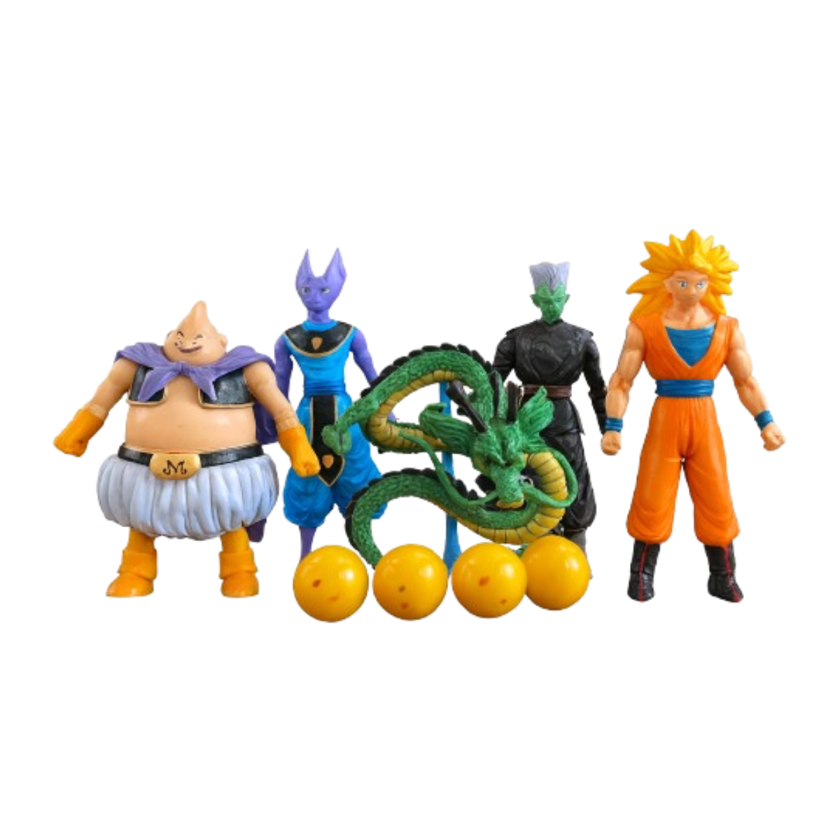 Kit 4 Action Figures Dragon Ball Z - Goku SSJ3, Cell