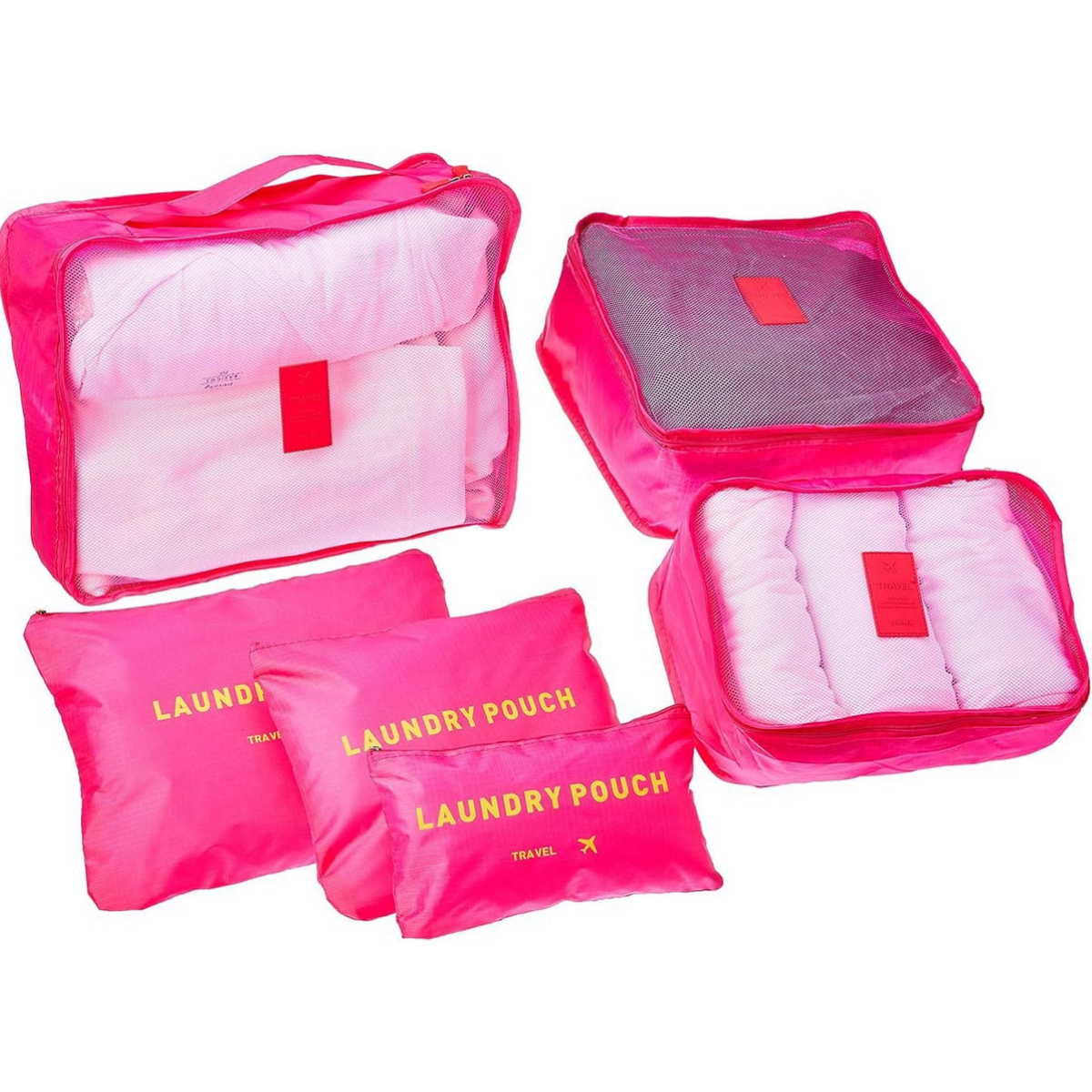 Kit Organizadores de Mala 6 Peças para Viagem