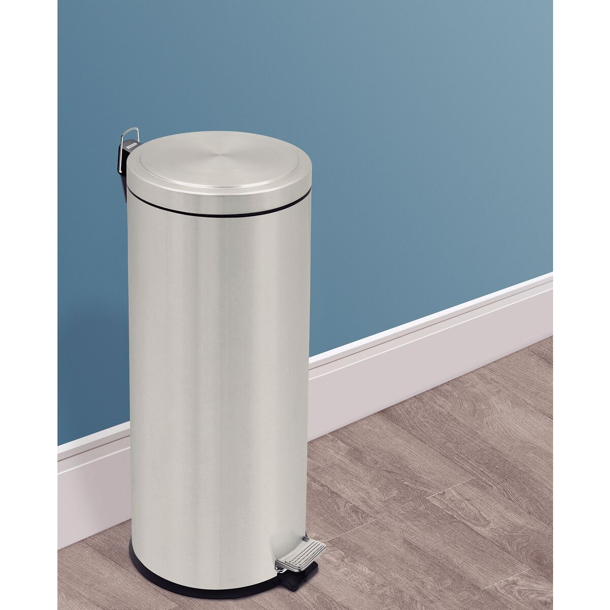 Lixeira com Pedal Tramontina Brasil Plus em Aço Inox 30 L