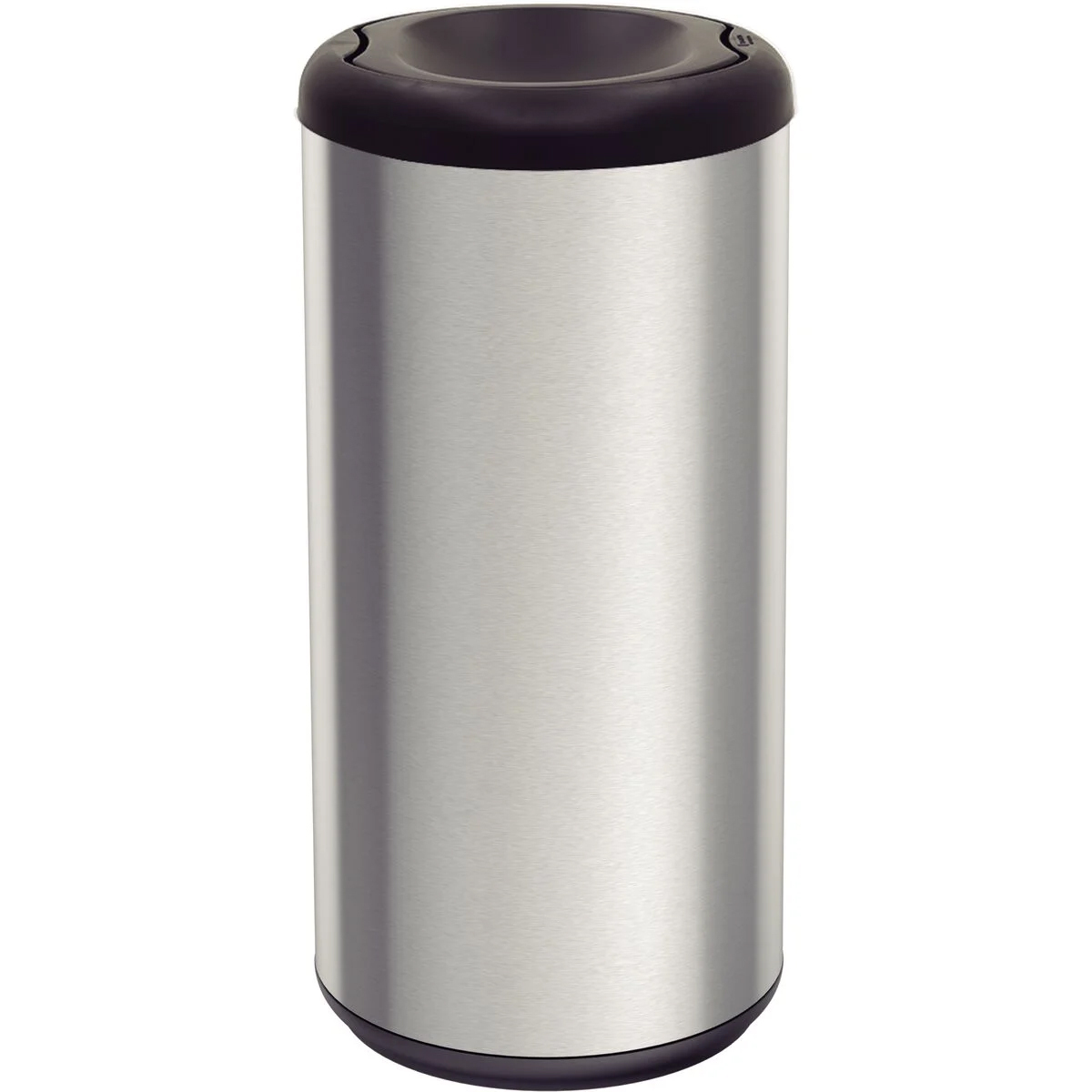 Lixeira Inox Tramontina Piemonte 40 L — Cor: Preto