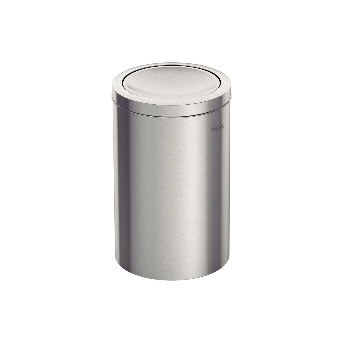 Lixeira Inox Tramontina Swing Scotch Brite e Tampa Basculante 20 L