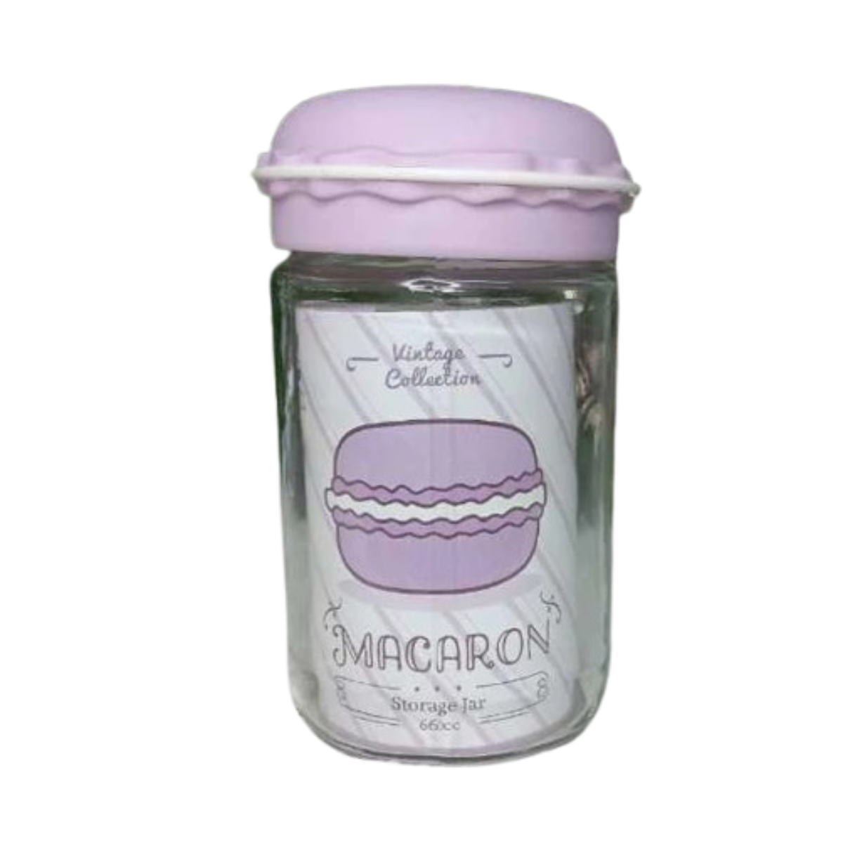 Pote de Vidro Macaron 660ml - Hermético e Elegante — Modelo: 1