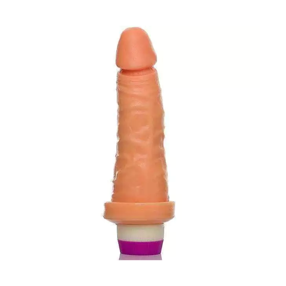 Prótese Realística com Vibro Relevo Intenso 14,5 x 4 cm — Cor: Bege