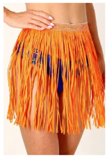 Saia Ráfia Neon 40cm - Carnaval e Festa