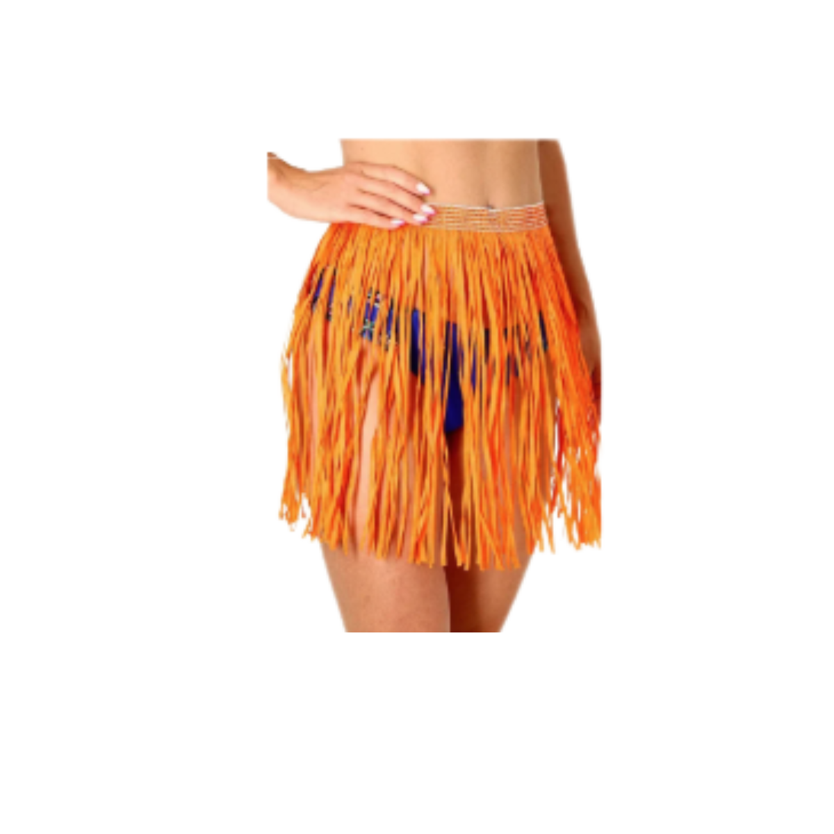 Saia Ráfia Neon 40cm - Carnaval e Festa