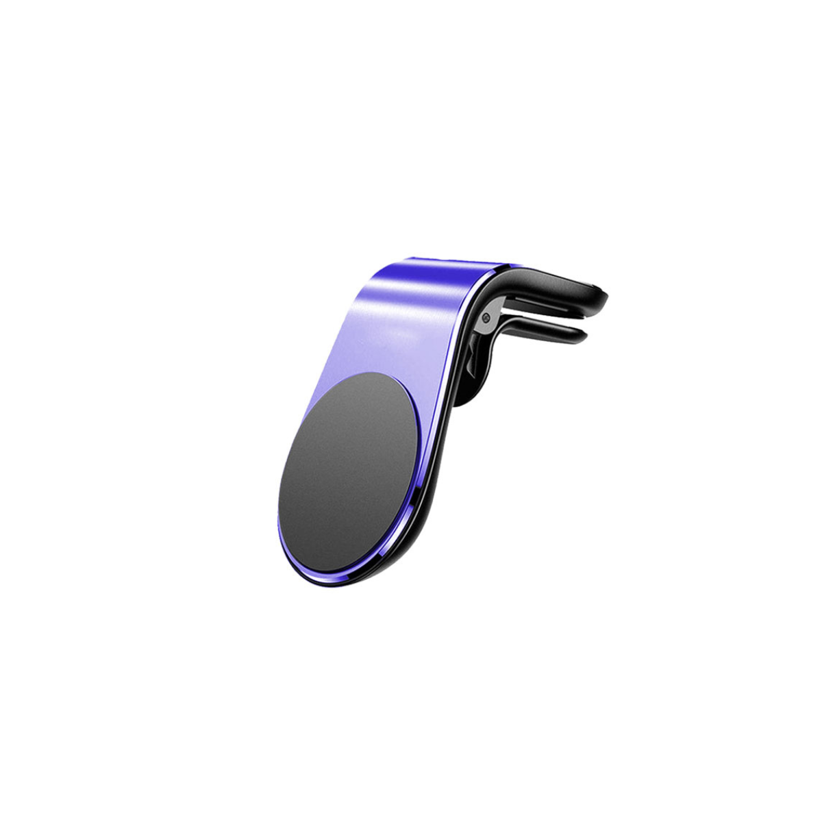 Suporte Magnético Veicular Universal Clip p/ Painel L — Cor: Azul