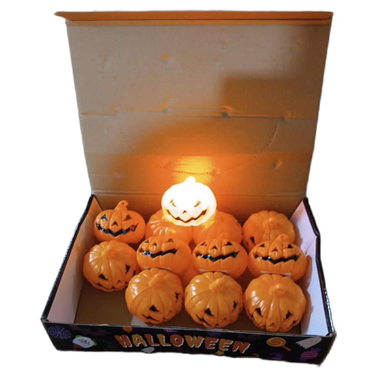 Vela de LED Abóbora Halloween