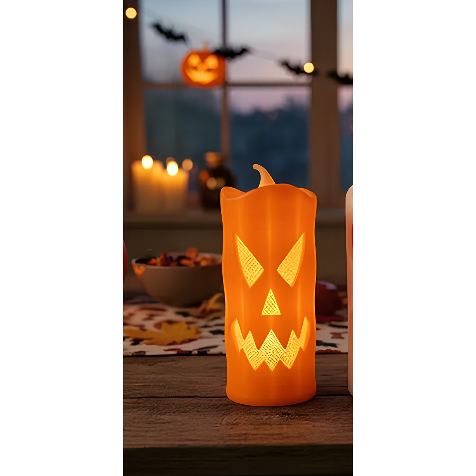 Vela LED Halloween Longa
